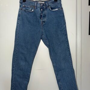 Levi's Blue Straight Leg Jeans